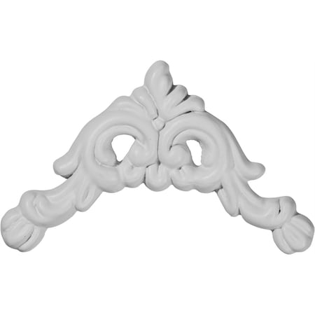 Ekena Millwork 3 3/4"W x 3 3/4"H x 1/4"P Edinburgh Corner Onlay ONL03X03ED